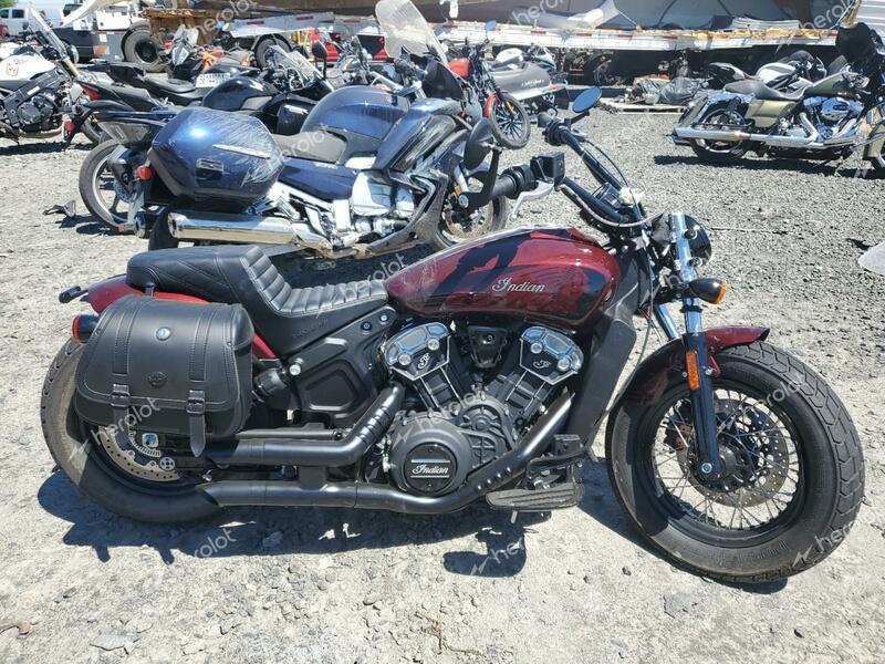 INDIAN MOTORCYCLE CO. SCOUT BOBB 2024 maroon  gas 56KMTG003R3199472 photo #1