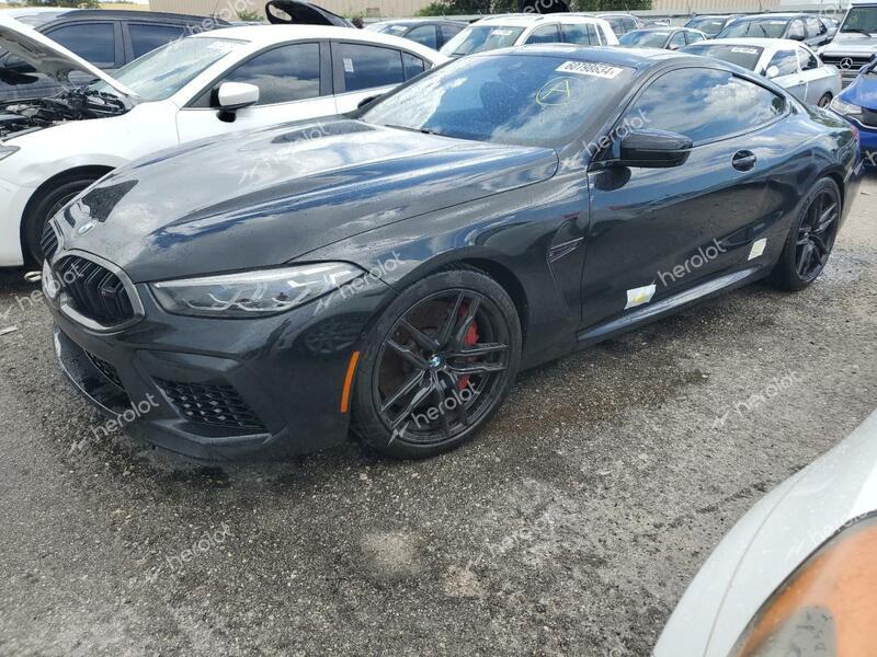 BMW M8 2022 black  gas WBSAE0C01NCK03799 photo #1