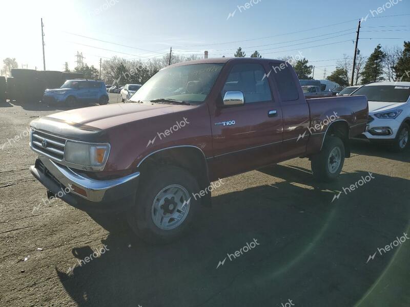 TOYOTA T100 XTRAC 1996 maroon club cab gas JT4UN24D3T0026835 photo #1