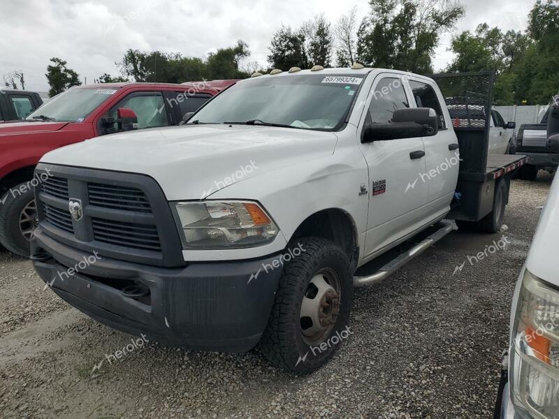 DODGE RAM 3500 S 2012 white crew cha diesel 3C7WDSCL8CG283640 photo #1