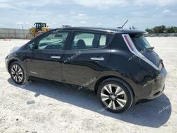 NISSAN LEAF S 2017 black  electric 1N4BZ0CP7HC300142 photo #3