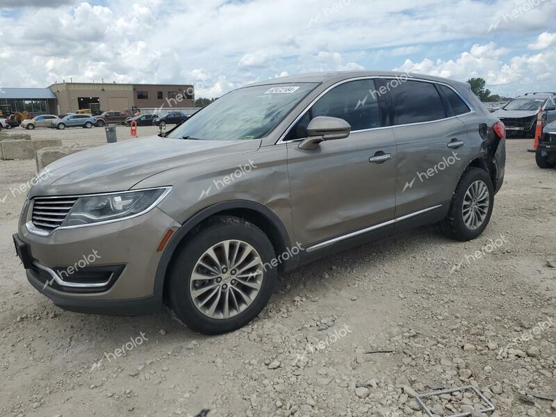 LINCOLN MKX SELECT 2017 brown 4dr spor gas 2LMPJ8KR8HBL20487 photo #1