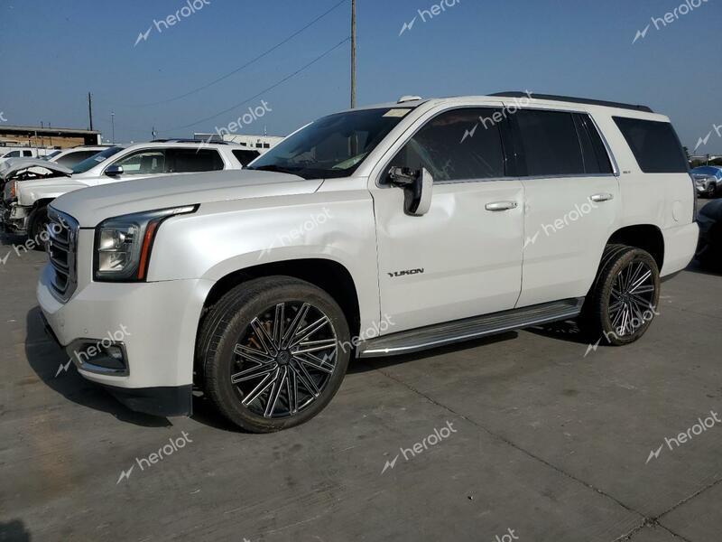 GMC YUKON SLT 2016 white 4dr spor gas 1GKS1BKC8GR233210 photo #1