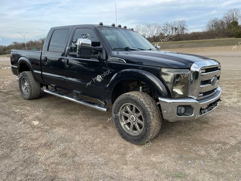 FORD F350 SUPER 2014 black crew pic diesel 1FT8W3BT8EEB04658 photo #1