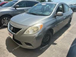 NISSAN VERSA S 2012 gray sedan 4d gas 3N1CN7AP3CL905538 photo #3