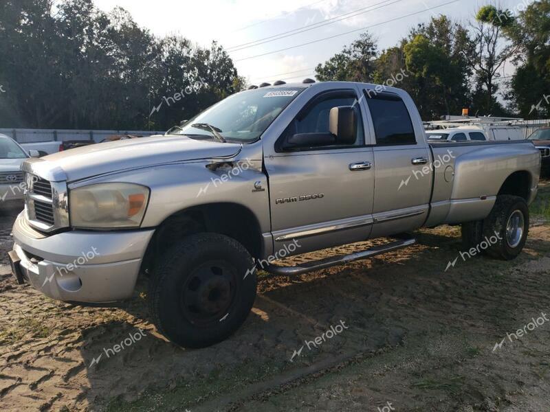 DODGE RAM 3500 S 2006 silver crew pic diesel 3D7MX48C76G105566 photo #1