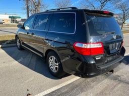 HONDA ODYSSEY EX 2007 black sports v gas 5FNRL38687B040122 photo #4