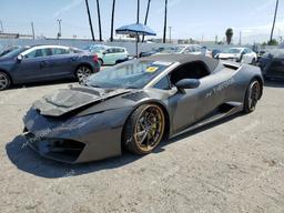 LAMBORGHINI HURACAN 2018 black  gas ZHWUR2ZF9JLA10529 photo #2