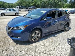 NISSAN LEAF S 2018 blue  electric 1N4AZ1CP5JC311423 photo #2