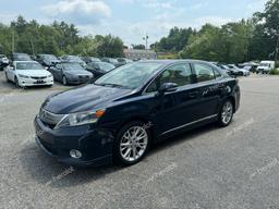 LEXUS HS 250H 2010 blue sedan 4d hybrid engine JTHBB1BA7A2037582 photo #3