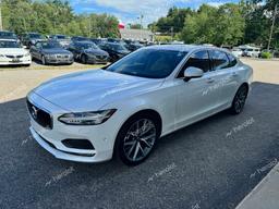 VOLVO S90 T6 MOM 2017 white sedan 4d gas YV1A22MK6H1012112 photo #3