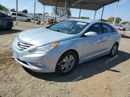 HYUNDAI SONATA GLS 2013 blue  gas 5NPEB4AC3DH782819 photo #2