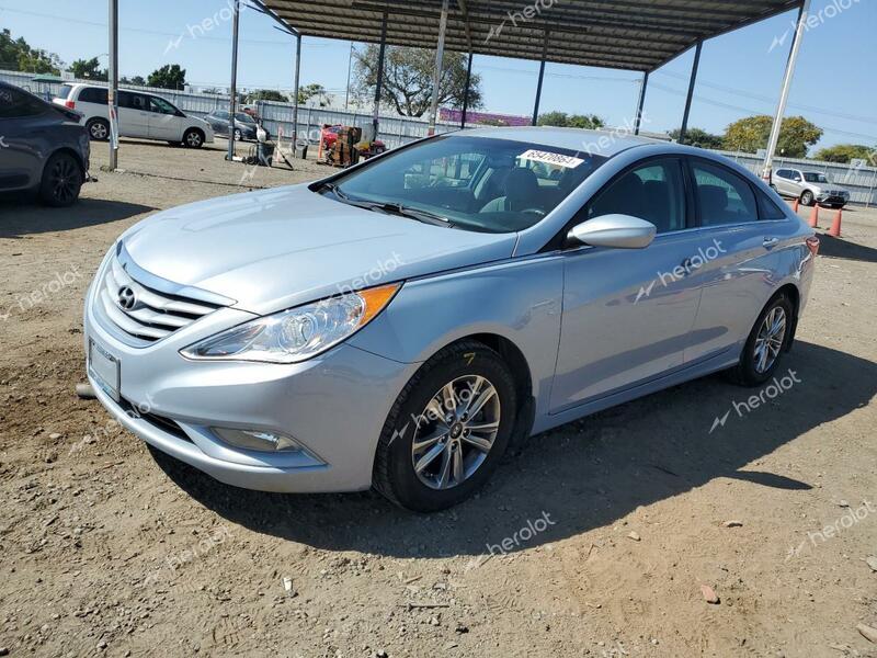 HYUNDAI SONATA GLS 2013 blue  gas 5NPEB4AC3DH782819 photo #1