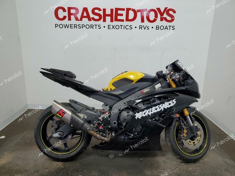 YAMAHA YZFR6 L 2006 yellow  gas JYARJ12E96A009247 photo #1