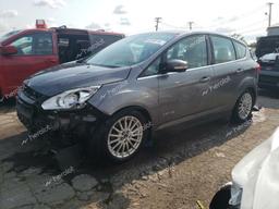 FORD C-MAX SEL 2014 gray  hybrid engine 1FADP5BU4EL505965 photo #2