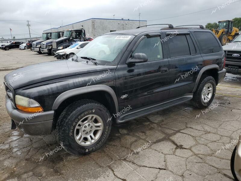 DODGE DURANGO SP 2002 black  gas 1B4HS38N72F167791 photo #1