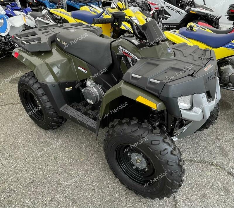 POLARIS SPORTSMAN 2008 green all terr gas 4XALH46A78B315575 photo #1