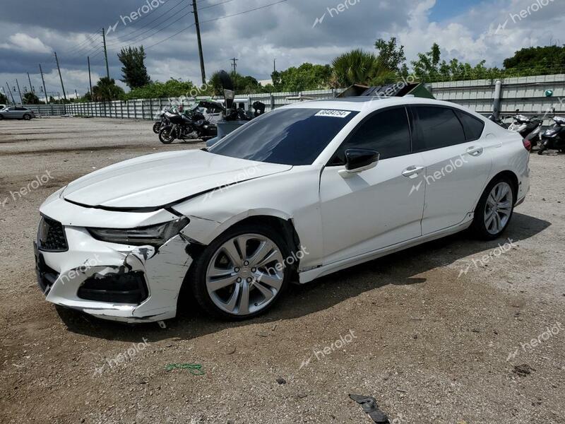 ACURA TLX TECHNO 2021 white  gas 19UUB5F41MA006684 photo #1