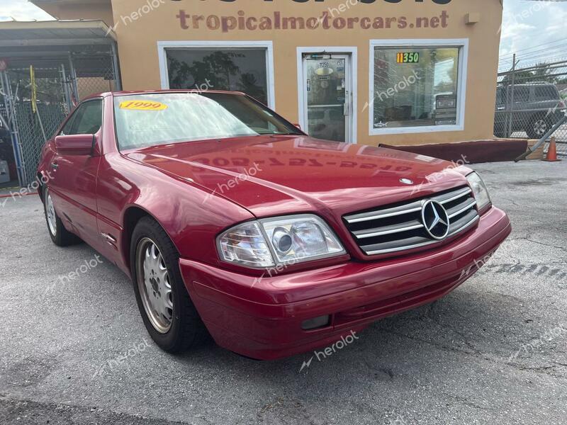 MERCEDES-BENZ SL 500 1998 red roadster gas WDBFA67F5WF168595 photo #1