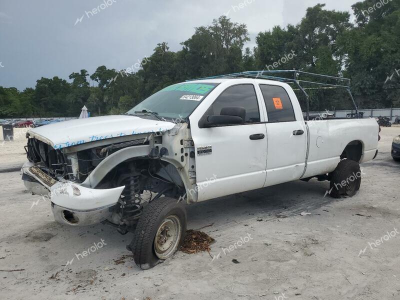 DODGE RAM 2500 2009 white  gas 3D7KS28T39G543886 photo #1