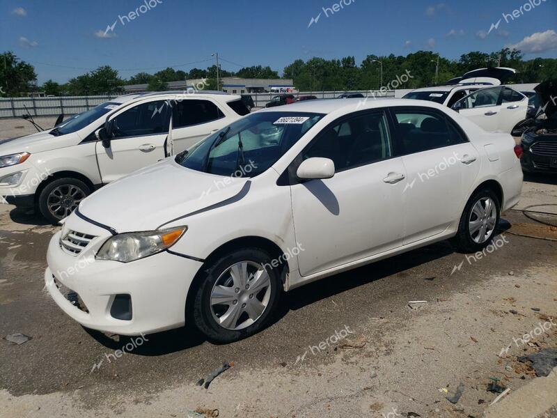 TOYOTA COROLLA BA 2013 white  gas 2T1BU4EE6DC102410 photo #1