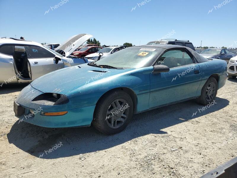 CHEVROLET CAMARO 1994 teal  gas 2G1FP22SXR2203370 photo #1