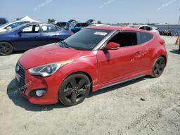 HYUNDAI VELOSTER T 2014 red coupe 3d gas KMHTC6AEXEU184389 photo #2