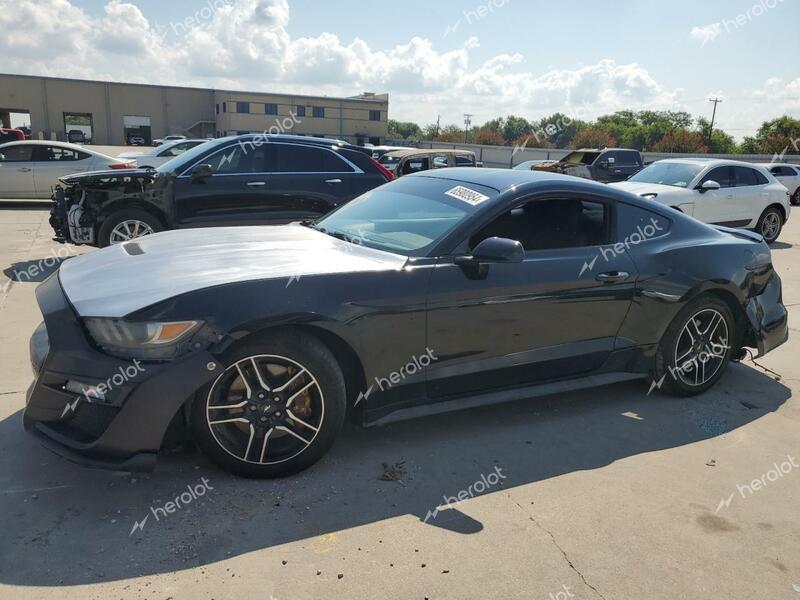 FORD MUSTANG GT 2017 black coupe gas 1FA6P8CF2H5228168 photo #1