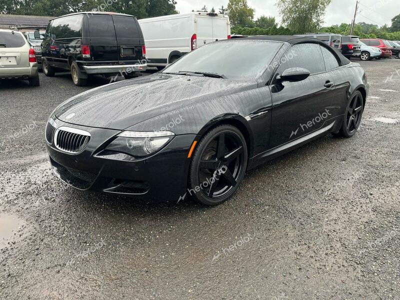 BMW M6 2008 black converti gas WBSEK93588CY79570 photo #1