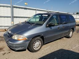 FORD WINDSTAR L 2000 blue extended gas 2FMZA514XYBA23536 photo #2