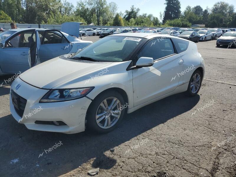 HONDA CR-Z EX 2011 white  hybrid engine JHMZF1C67BS016052 photo #1