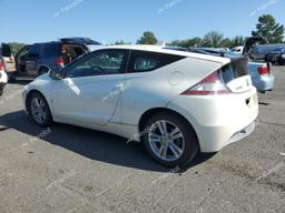 HONDA CR-Z EX 2011 white  hybrid engine JHMZF1C67BS016052 photo #3