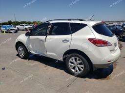 NISSAN MURANO S 2013 white  gas JN8AZ1MU2DW208322 photo #3