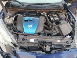 MAZDA 3 I 2012 blue sedan 4d gas JM1BL1W8XC1638502 photo #4