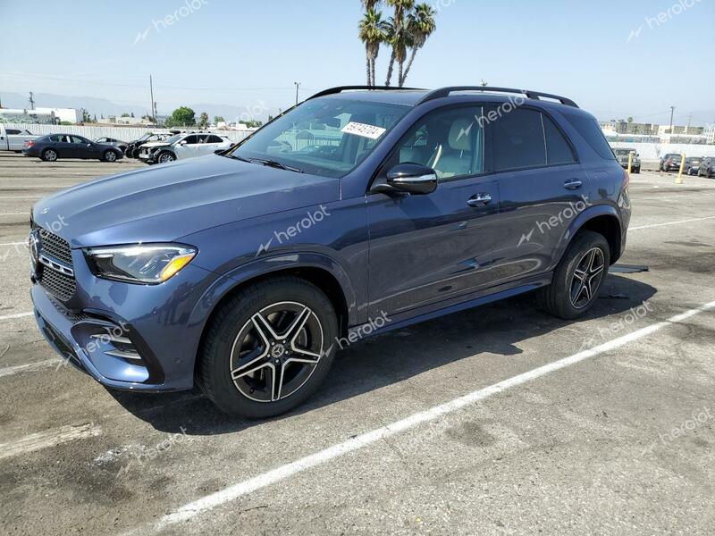 MERCEDES-BENZ GLE 450E 4 2024 blue  hybrid engine 4JGFB4GB3RB223648 photo #1