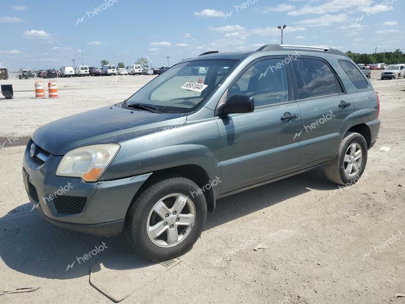 KIA SPORTAGE L 2009 blue 4dr spor gas KNDJF723897631893 photo #1