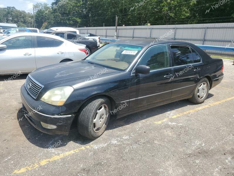 LEXUS LS 430 2002 black  gas JTHBN30F120088350 photo #1