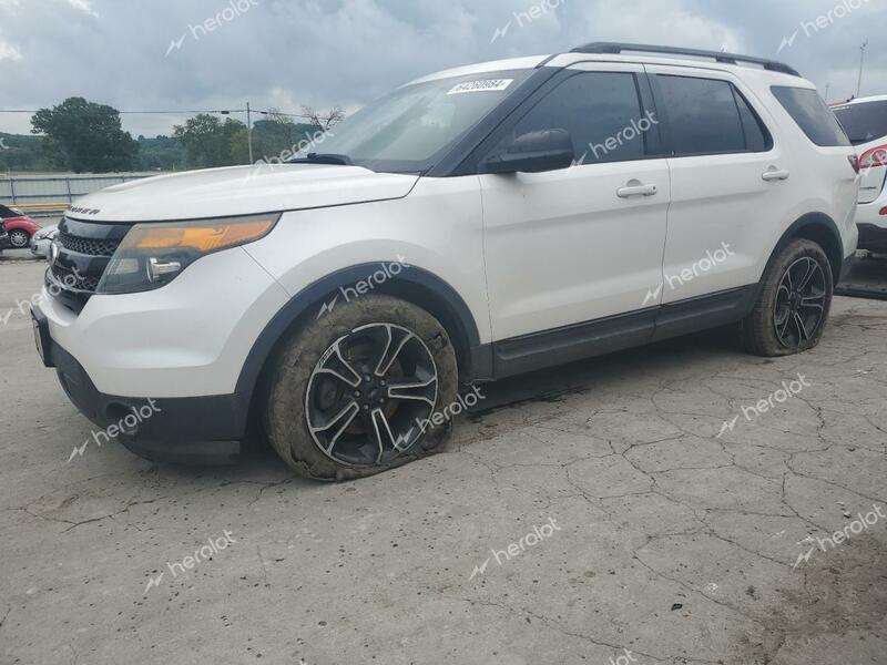 FORD EXPLORER S 2015 white 4dr spor gas 1FM5K8GT8FGA75491 photo #1