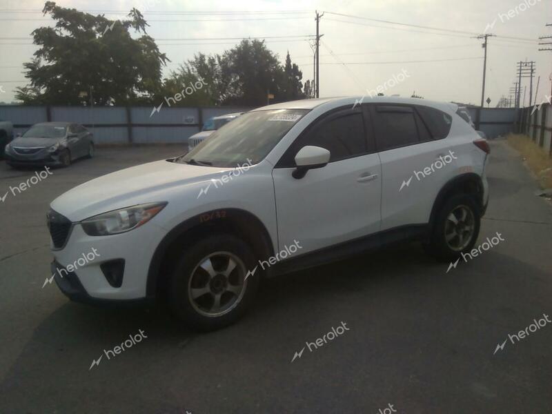 MAZDA CX-5 GT 2014 white  gas JM3KE4DY6E0402105 photo #1