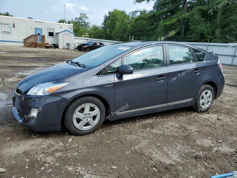 TOYOTA PRIUS 2011 gray hatchbac hybrid engine JTDKN3DUXB0293403 photo #1