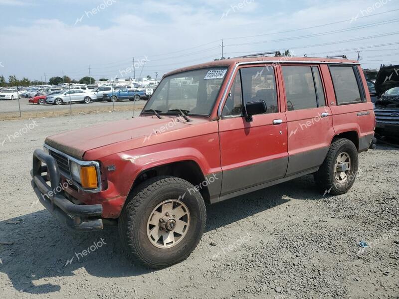 ISUZU TROOPER 1991 red 4dr spor gas JACCH58R2M7913523 photo #1