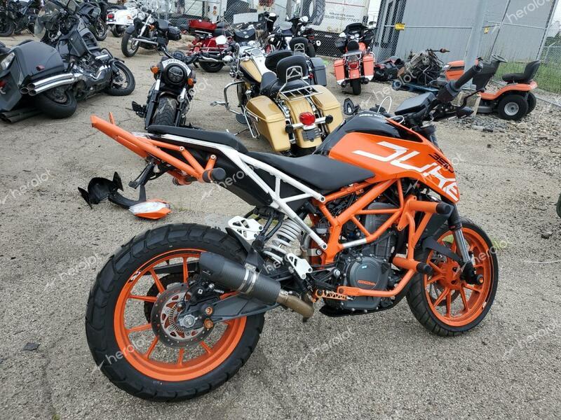 KTM 390 DUKE 2018 orange  gas MD2JPJ400JC253040 photo #1