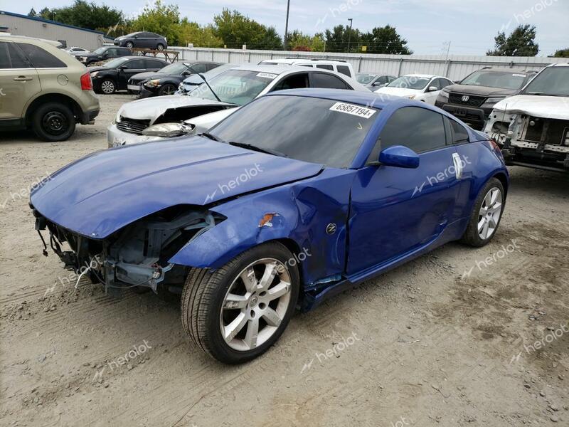 NISSAN 350Z COUPE 2004 blue coupe gas JN1AZ34D54T151254 photo #1