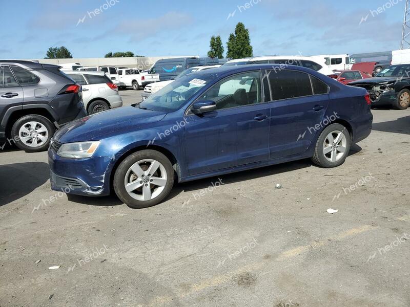 VOLKSWAGEN JETTA TDI 2012 blue sedan 4d diesel 3VWLL7AJ9CM473852 photo #1