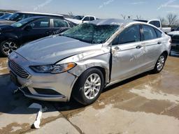 FORD FUSION S 2018 silver  gas 3FA6P0G7XJR231763 photo #2