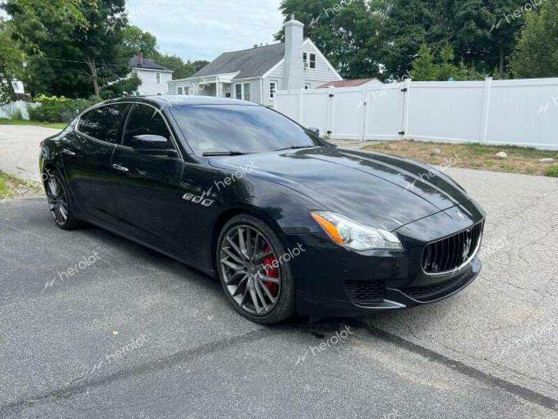 MASERATI QUATTROPOR 2014 black sedan 4d gas ZAM56PPA1E1075119 photo #1