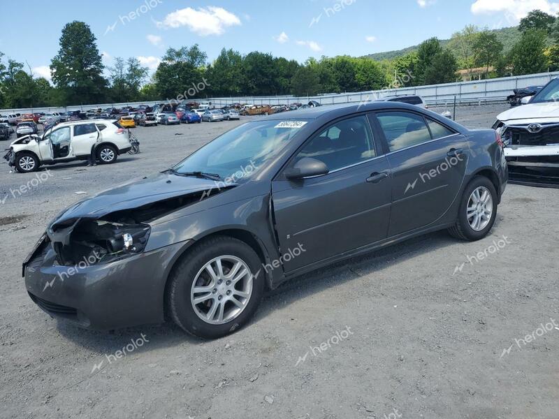 PONTIAC G6 VALUE L 2007 gray  gas 1G2ZF58BX74185769 photo #1