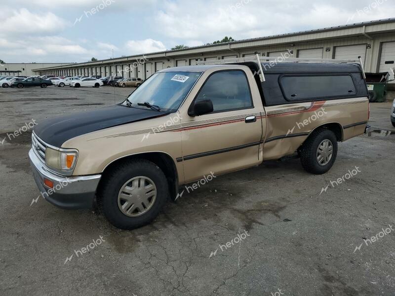 TOYOTA T100 1993 tan pickup gas JT4VD10A8P0013484 photo #1