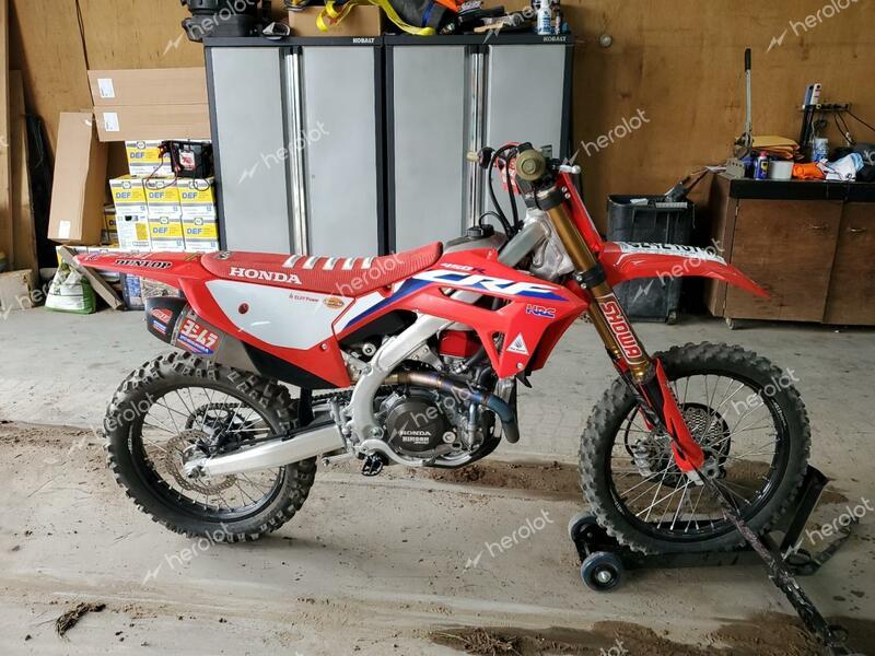 HONDA CRF450 RWE 2022 red  gas JH2PE1137NK300605 photo #1