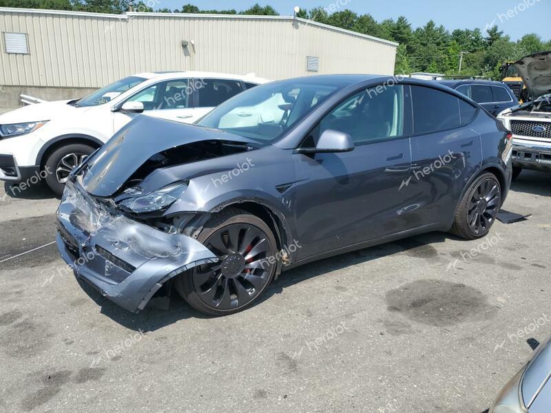 TESLA MODEL Y 2022 gray  electric 7SAYGDEFXNF372010 photo #1